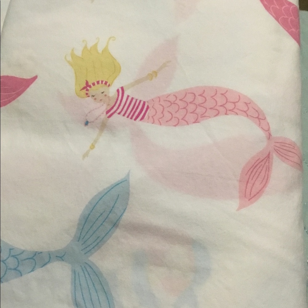 Pottery Barn Kids Breton Mermaid Full Sheet Set